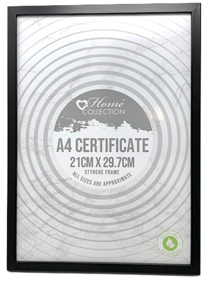 A4 Black Picture Frame